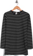 GO COUTURE Crewneck Long Sleeve Tunic Top