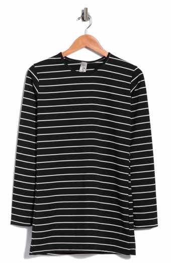 Crewneck Long Sleeve Tunic Top