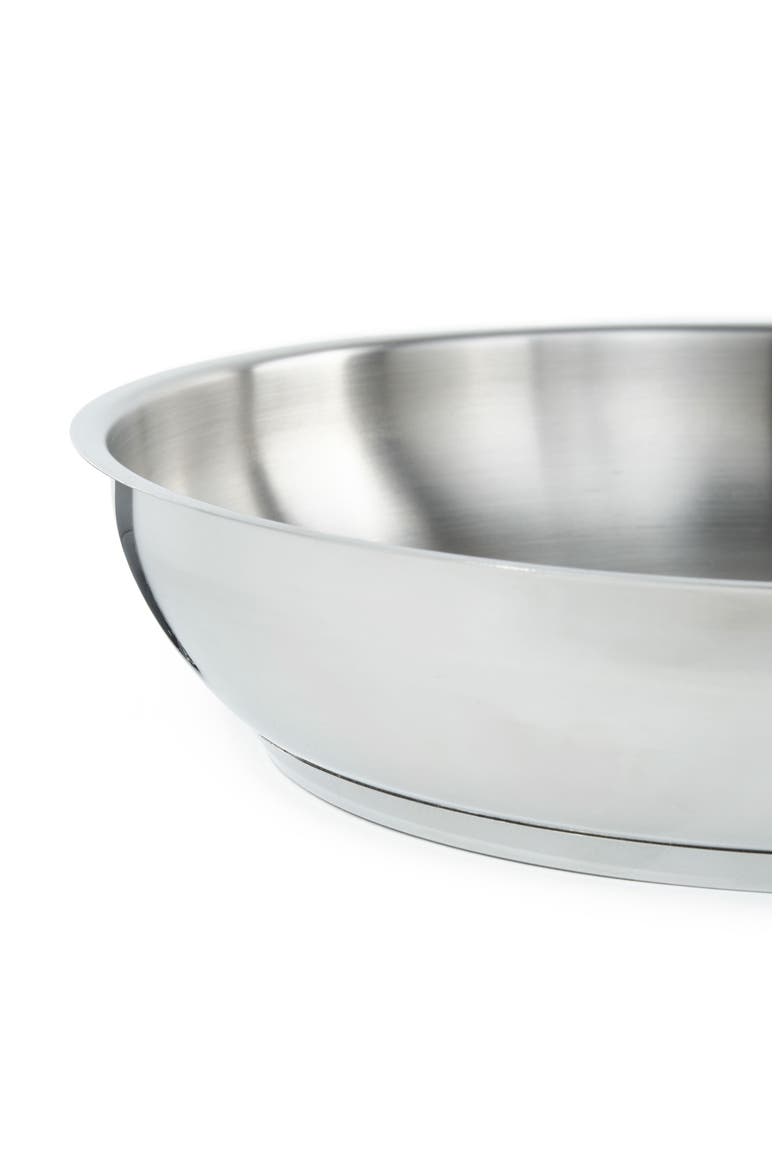 DiNA Helix 3-Piece Fry Pans, Alternate, color, SILVER