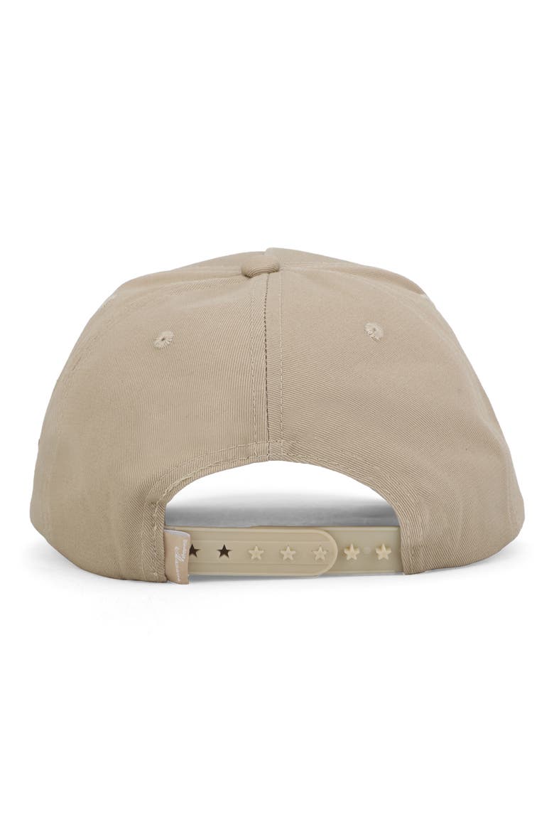 Embroidered Star Patch Baseball Cap, Alternate, color, KHAKI/ BROWN