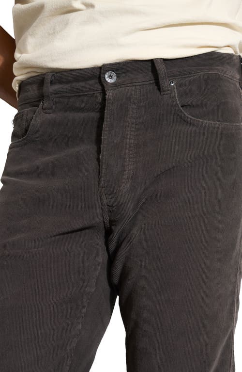 Rowan Jd Five-pocket Corduroy Pants In Black