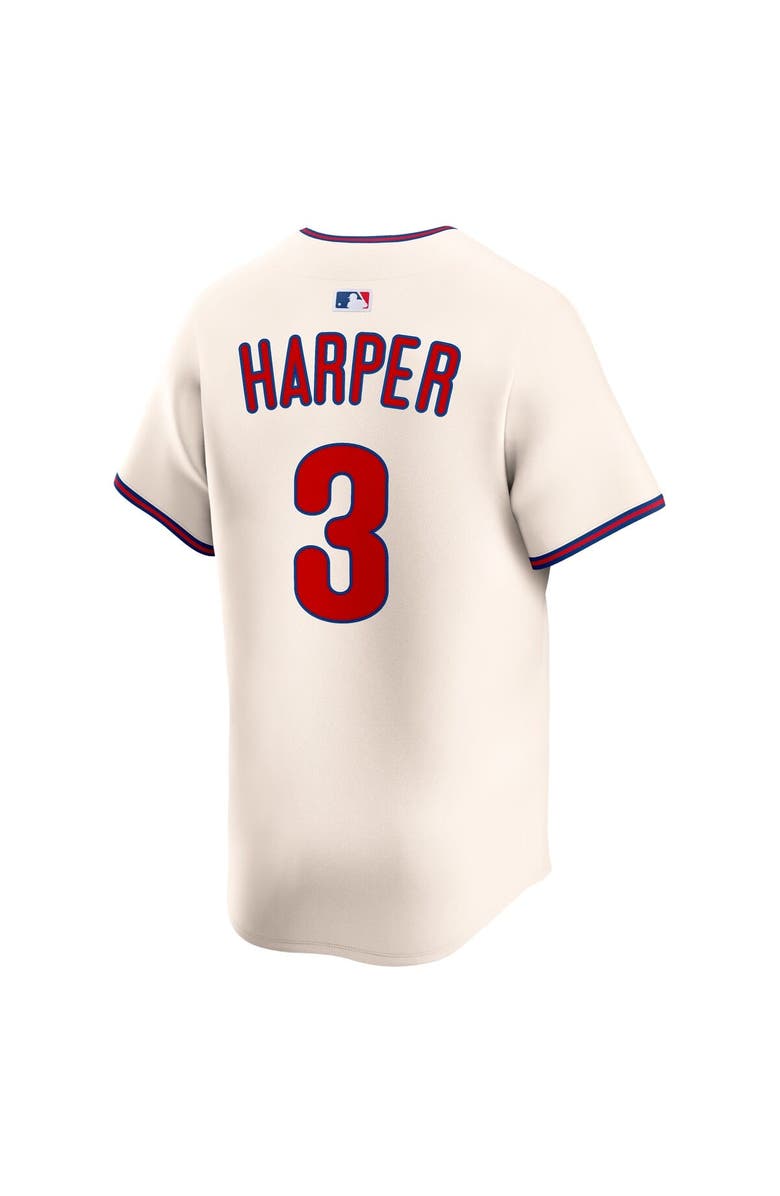 Nike Men's Nike Bryce Harper Cream Philadelphia Phillies Alternate Limited Jersey, Alternate, color, Cream