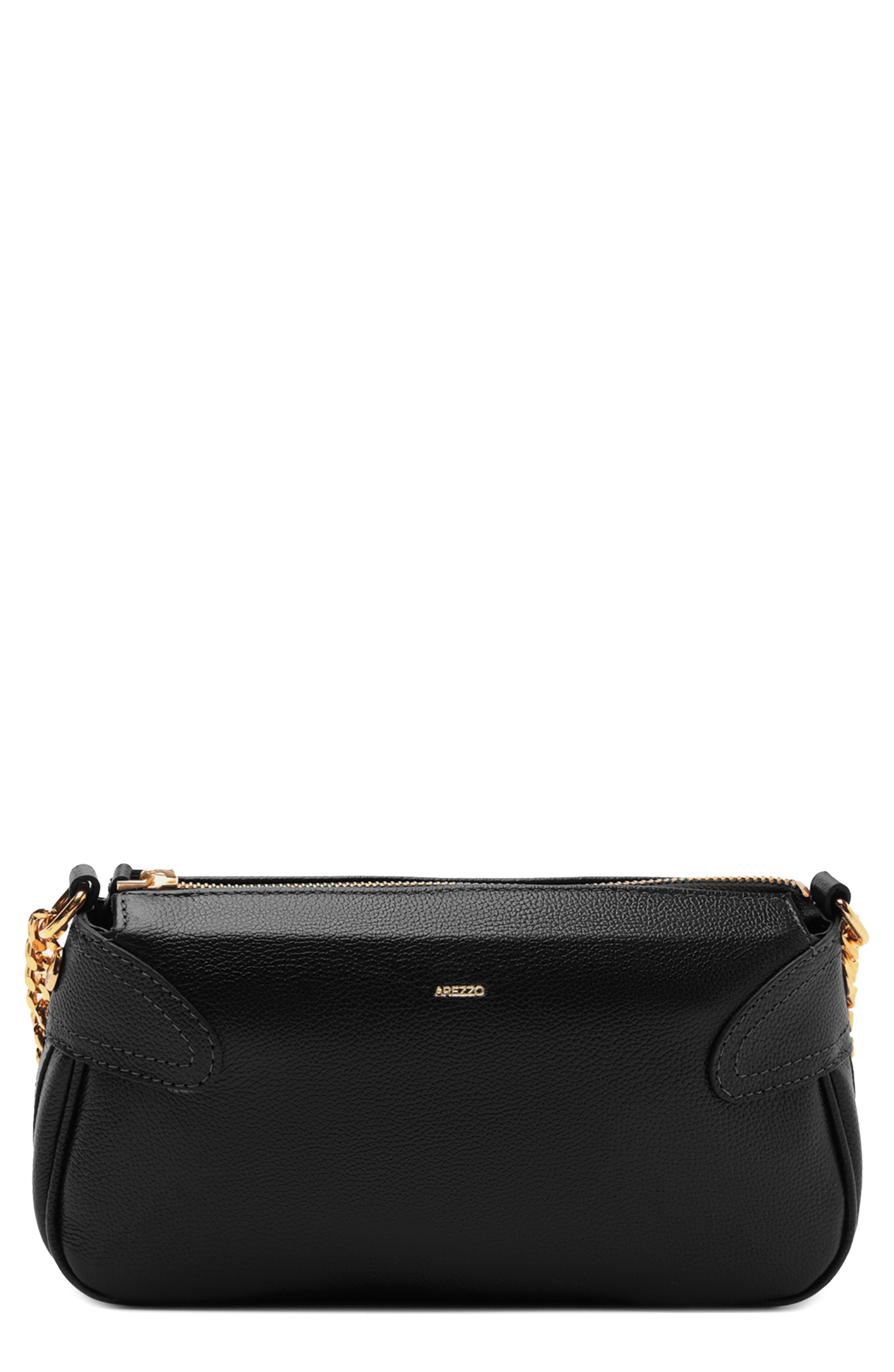 Arezzo Small Elena Leather Crossbody Bag, Main, color, 