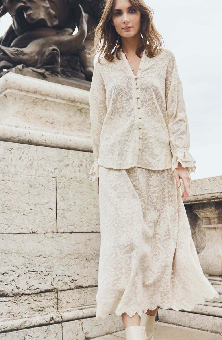 Eddy Carly Midi Skirt, Alternate, color, 