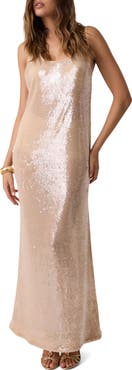 GUESS Sequin Maxi Dress