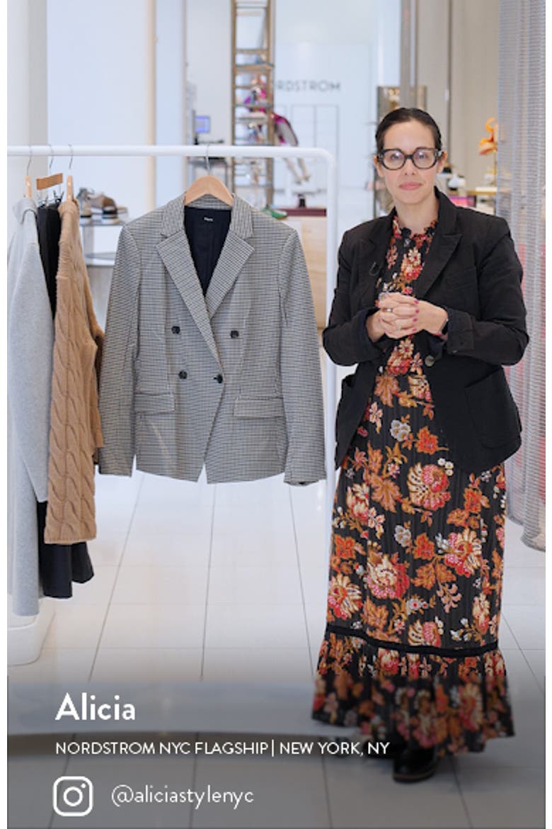Houndstooth Double Breasted Blazer video