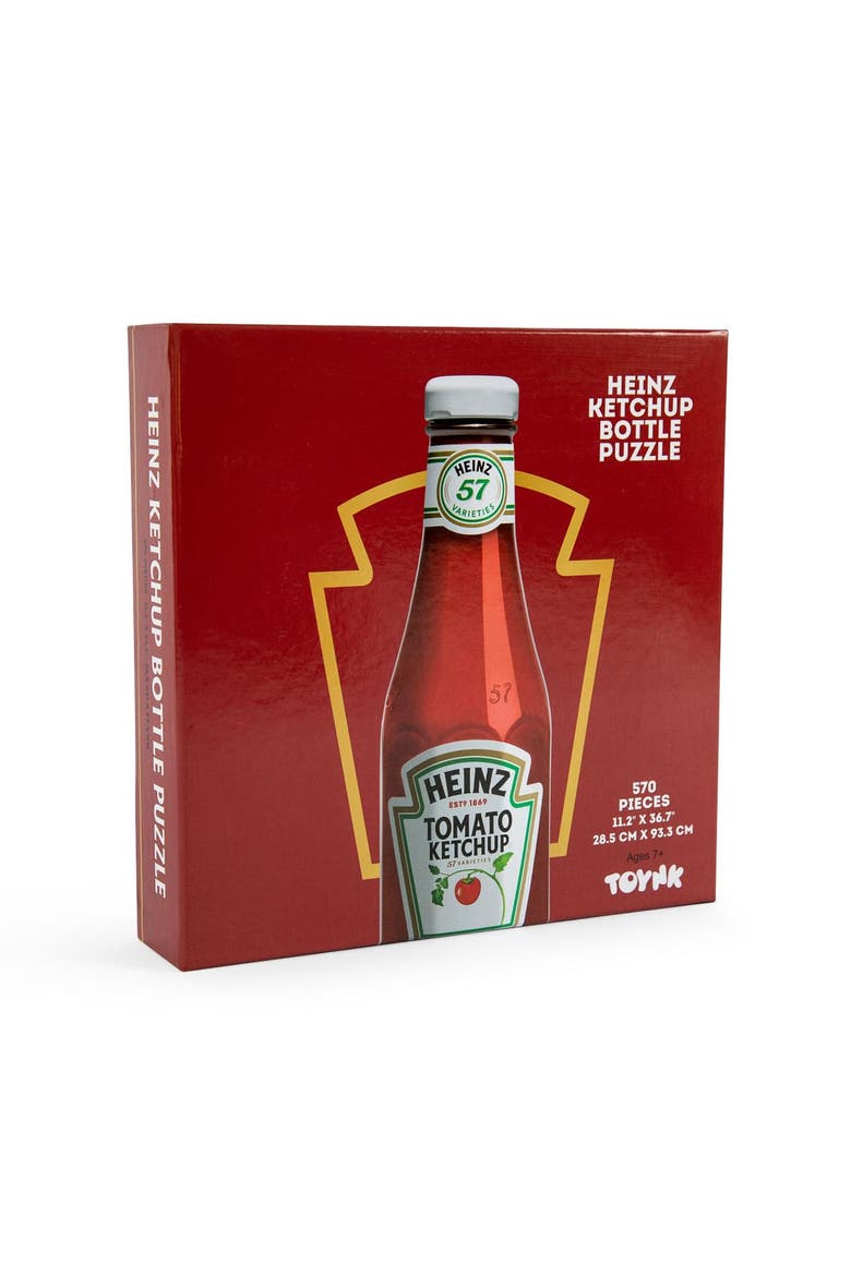 Heinz Ketchup Bottle 570 Piece Jigsaw Puzzle For Adults And Kids, Main, color, Red