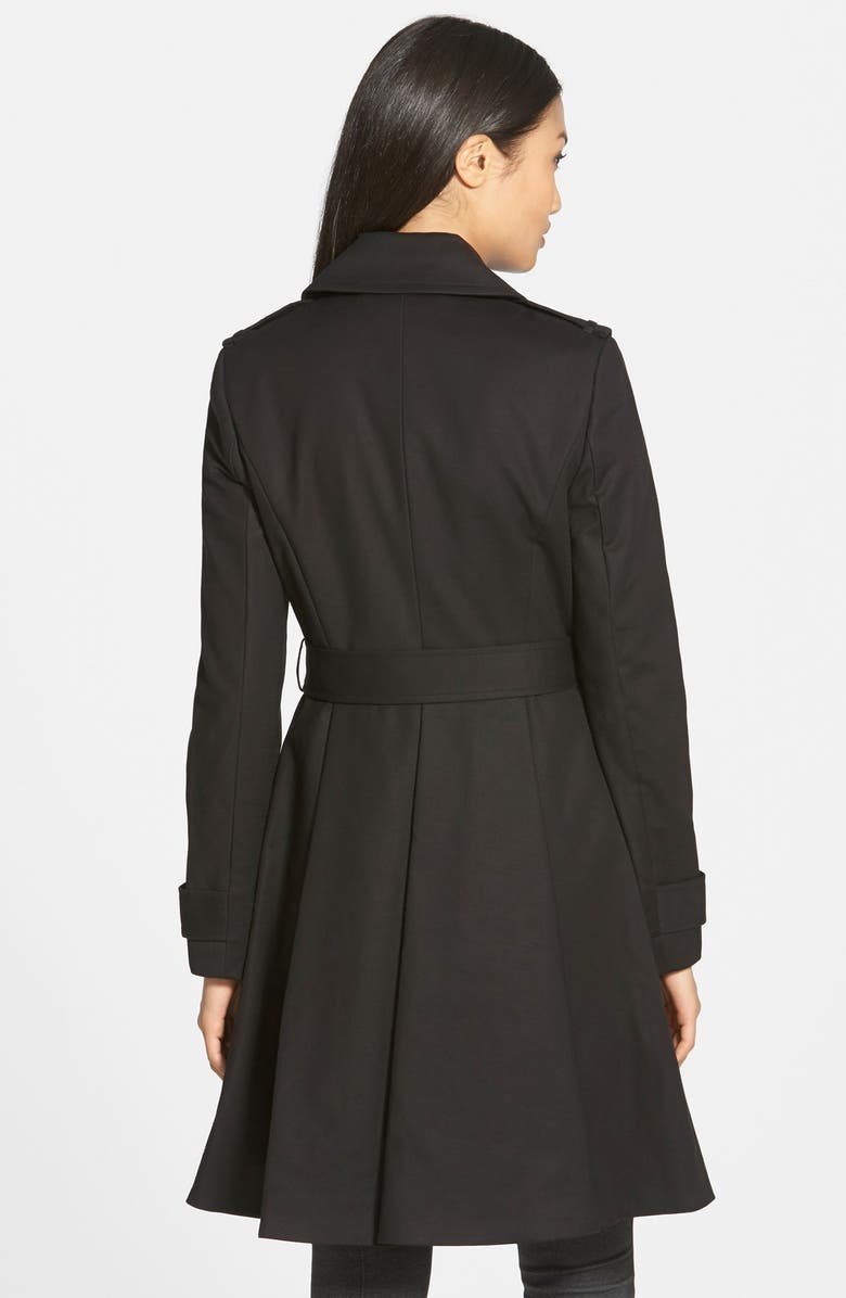 Ted Baker London Flared Skirt Trench Coat, Alternate, color, 