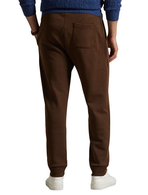 Polo Ralph Lauren Big & Tall Double-knit Tech Joggers In Burgundy