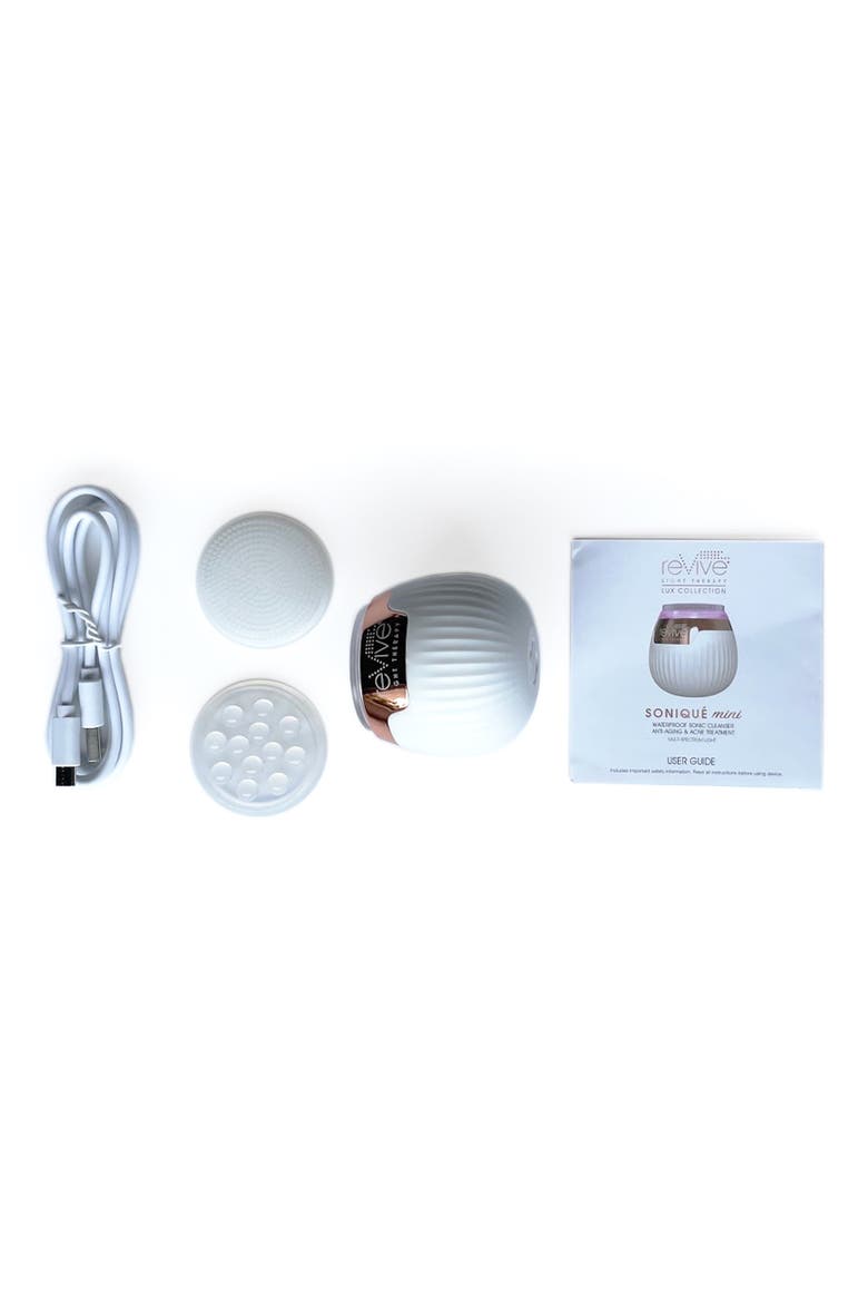 Lux Soniqué Mini LED Sonic Cleansing Device System, Alternate, color, WHITE