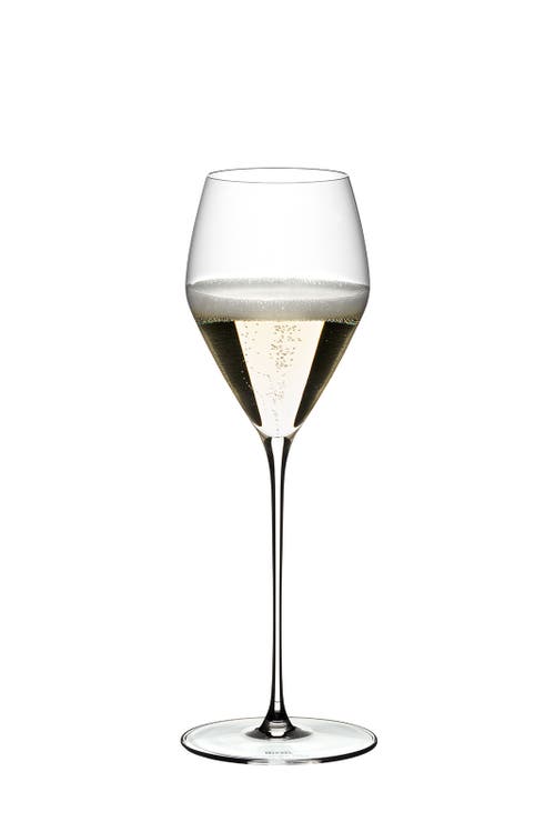 Riedel Veloce Champagne Wine Glass, Set of 2 in Clear 