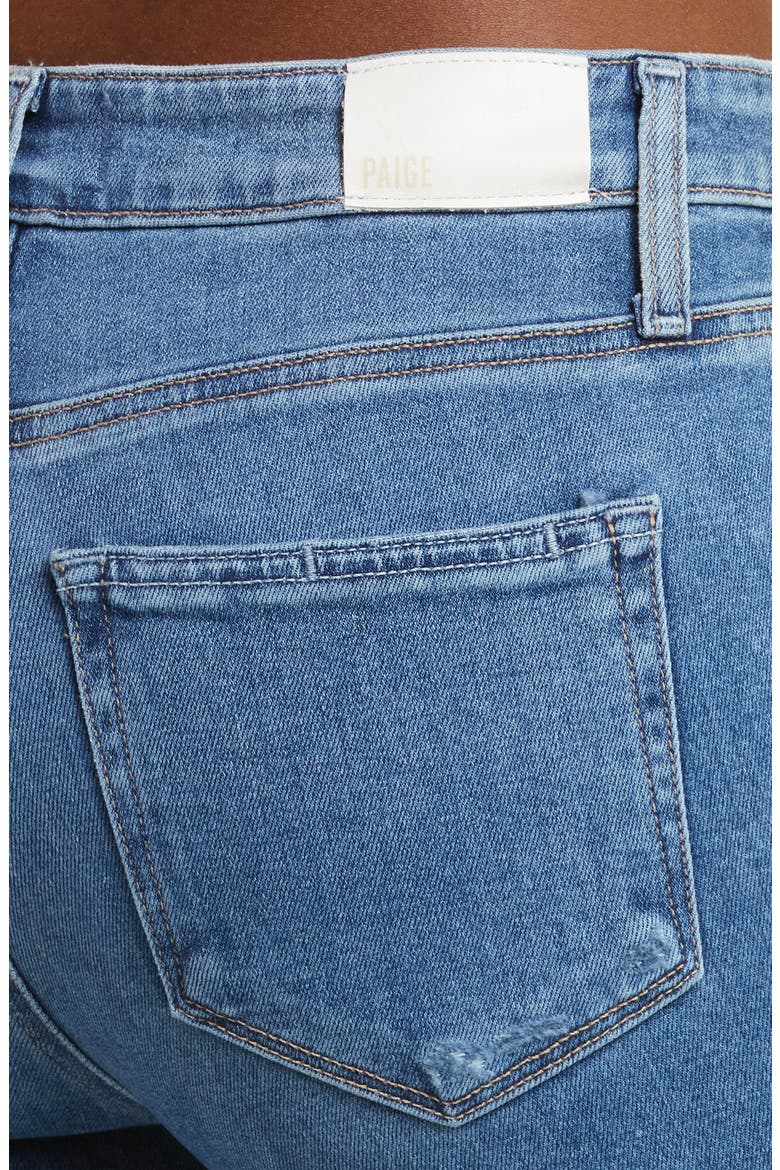 Laurel Canyon High Waist Flare Jeans, Alternate, color, ROCK SHOW DISTRESSED