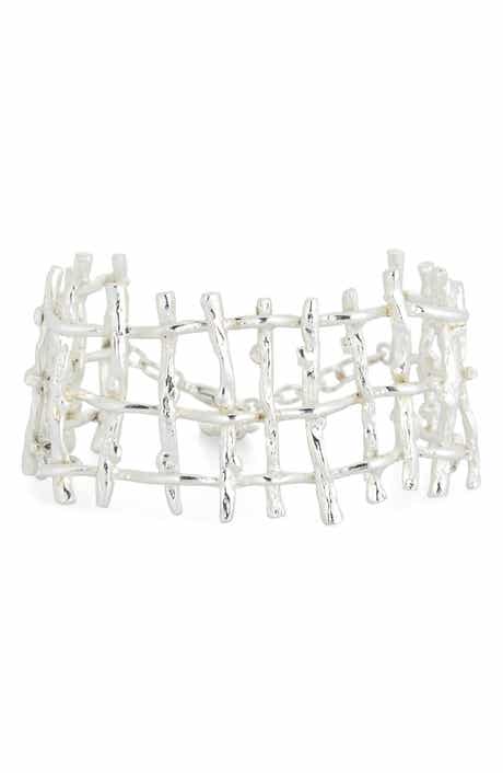 Karine Sultan Branch Cuff Bracelet