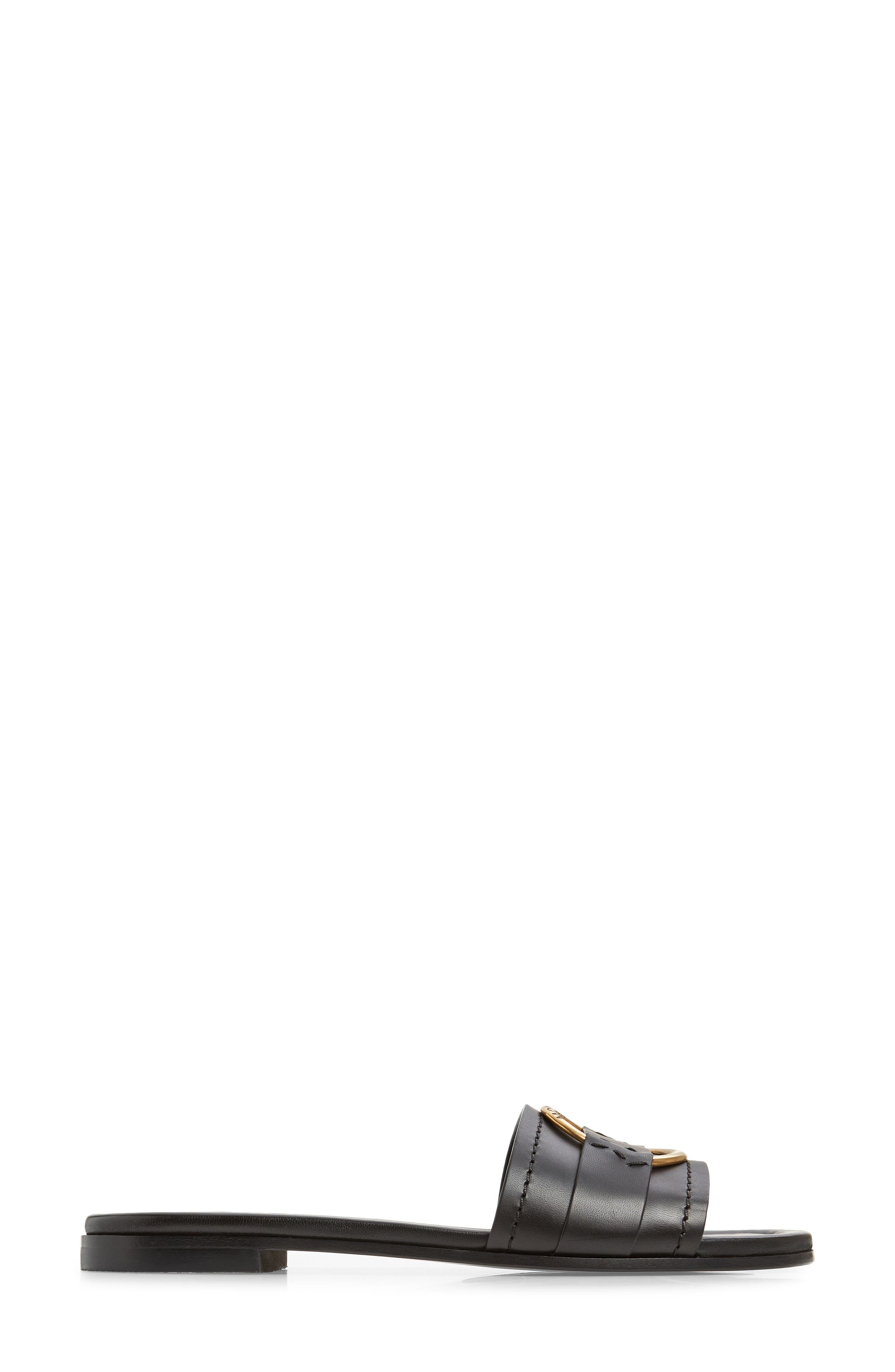 Moncler Bell Slide Sandal, Alternate, color, 