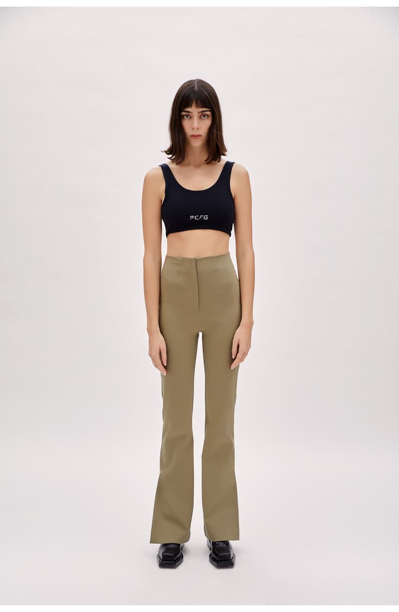 PCFG Cotton Yoga Bra, Alternate, color, Black