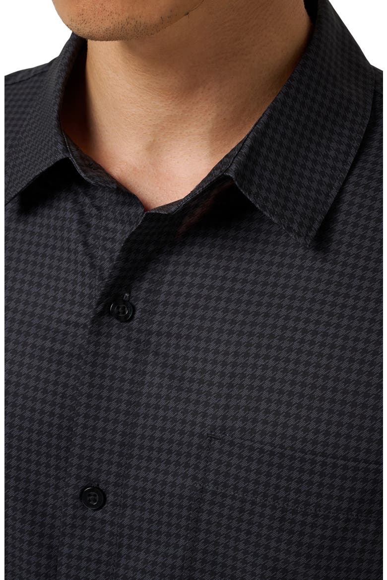 Techwoven Long Sleeve Button-Up Shirt, Alternate, color, BLACK