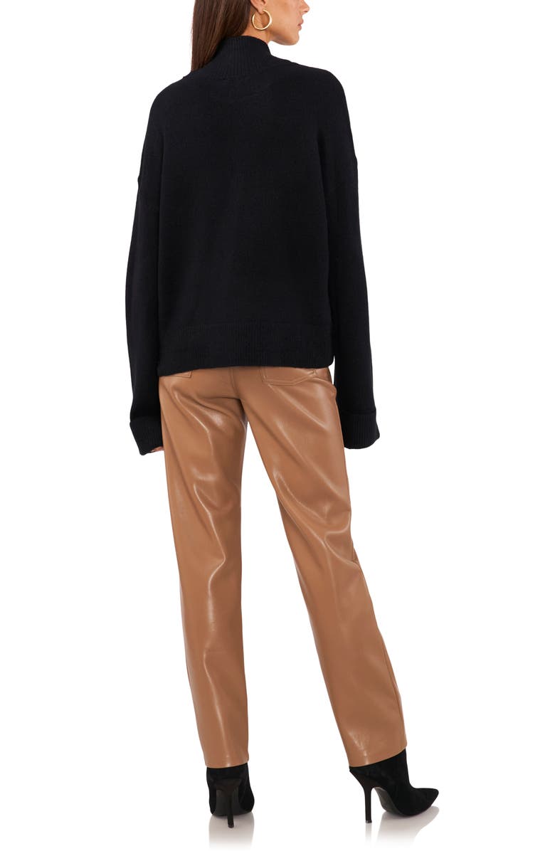 1.STATE Turtleneck Sweater, Alternate, color, Rich Black