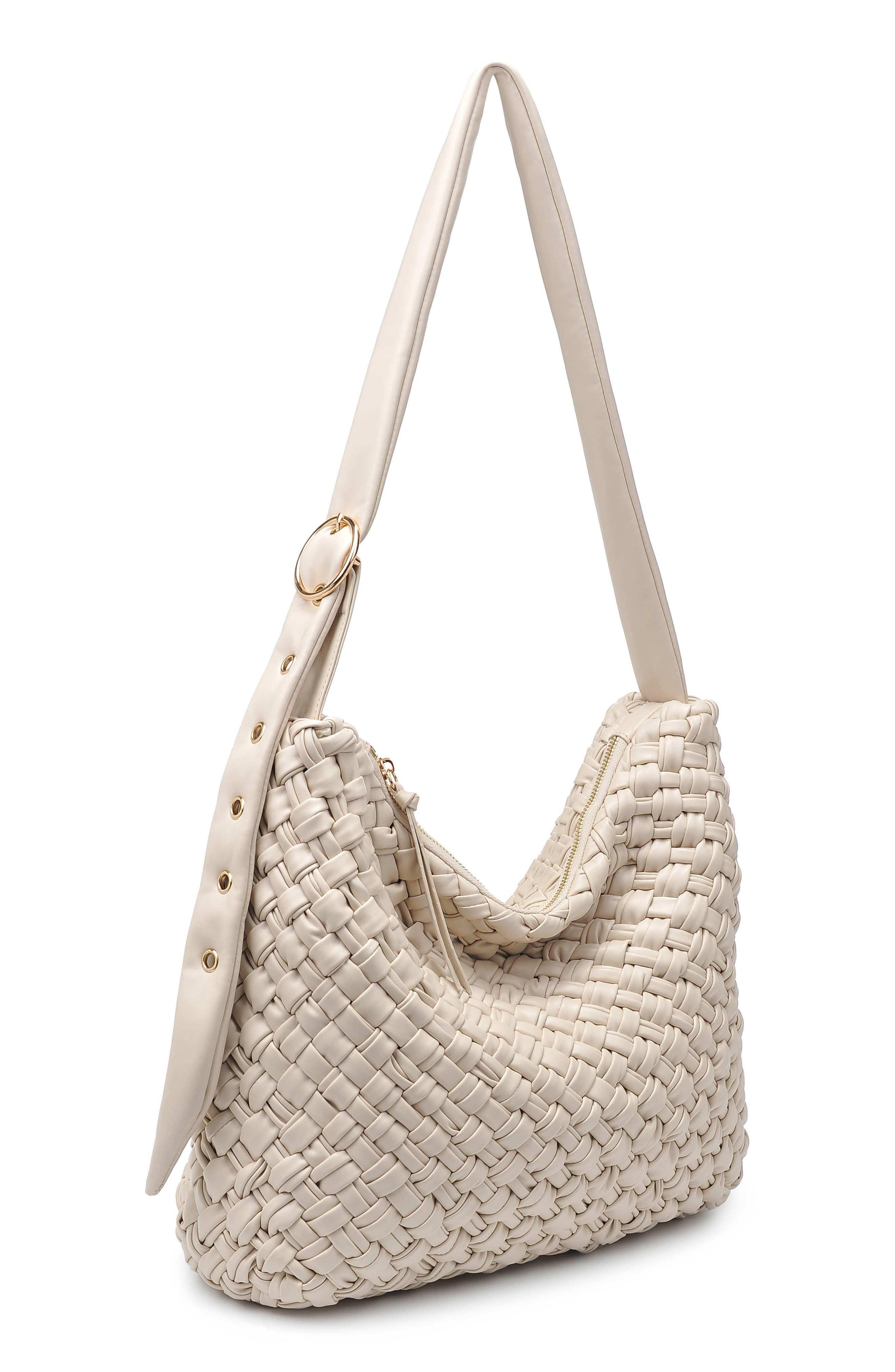 MODA LUXE Woven Crossbody Bag, Alternate, color, Oatmilk