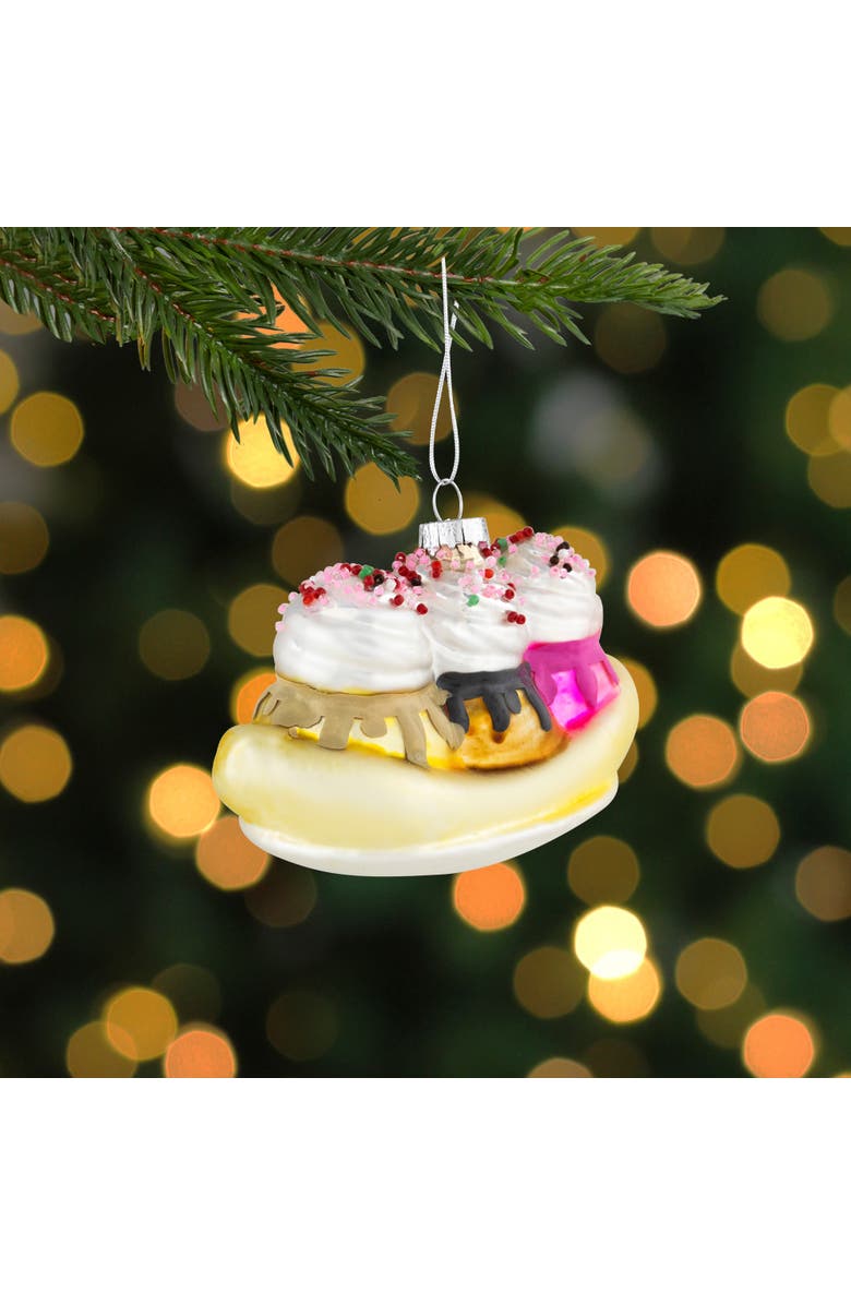 Northlight 5" Banana Split Glass Christmas Ornament, Alternate, color, 