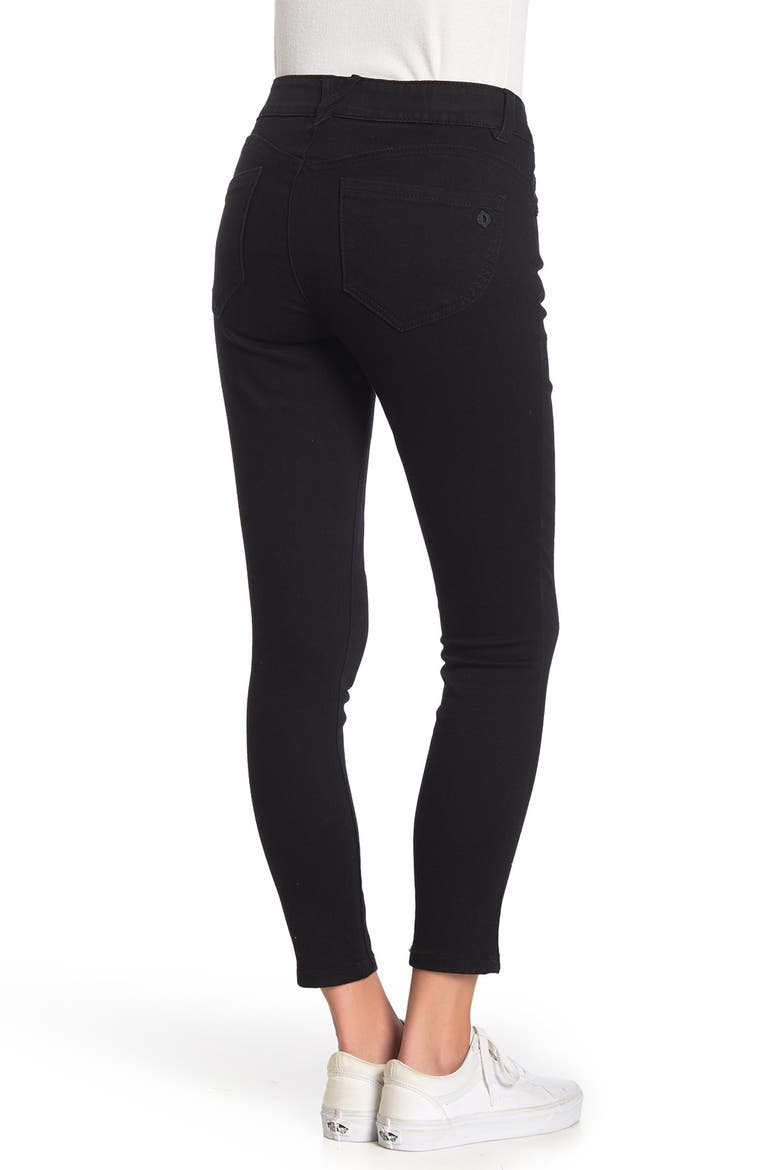 AB Tech Solid Skinny Jeans, Alternate, color, BLACK
