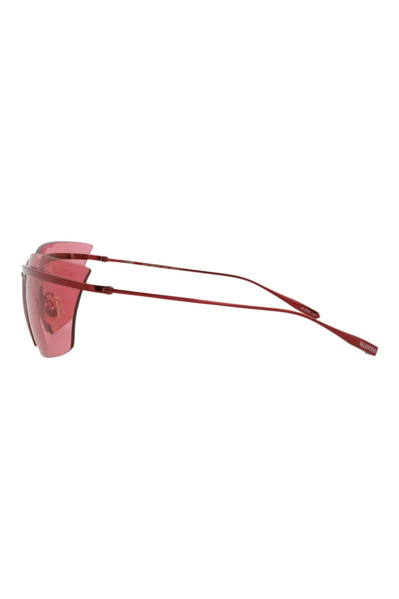 Special Edition 67mm Shield Sunglasses, Alternate, color, RED RED RED