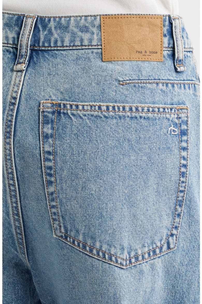 Charlie Super High Waist Crop Barrel Jeans, Alternate, color, ARLO