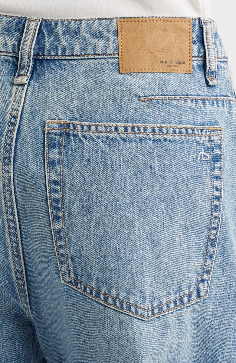 rag & bone Charlie Super High Waist Crop Barrel Jeans, Alternate, color, Arlo