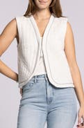Thread & Supply Joplin Quilted Cotton Tie Front Vest