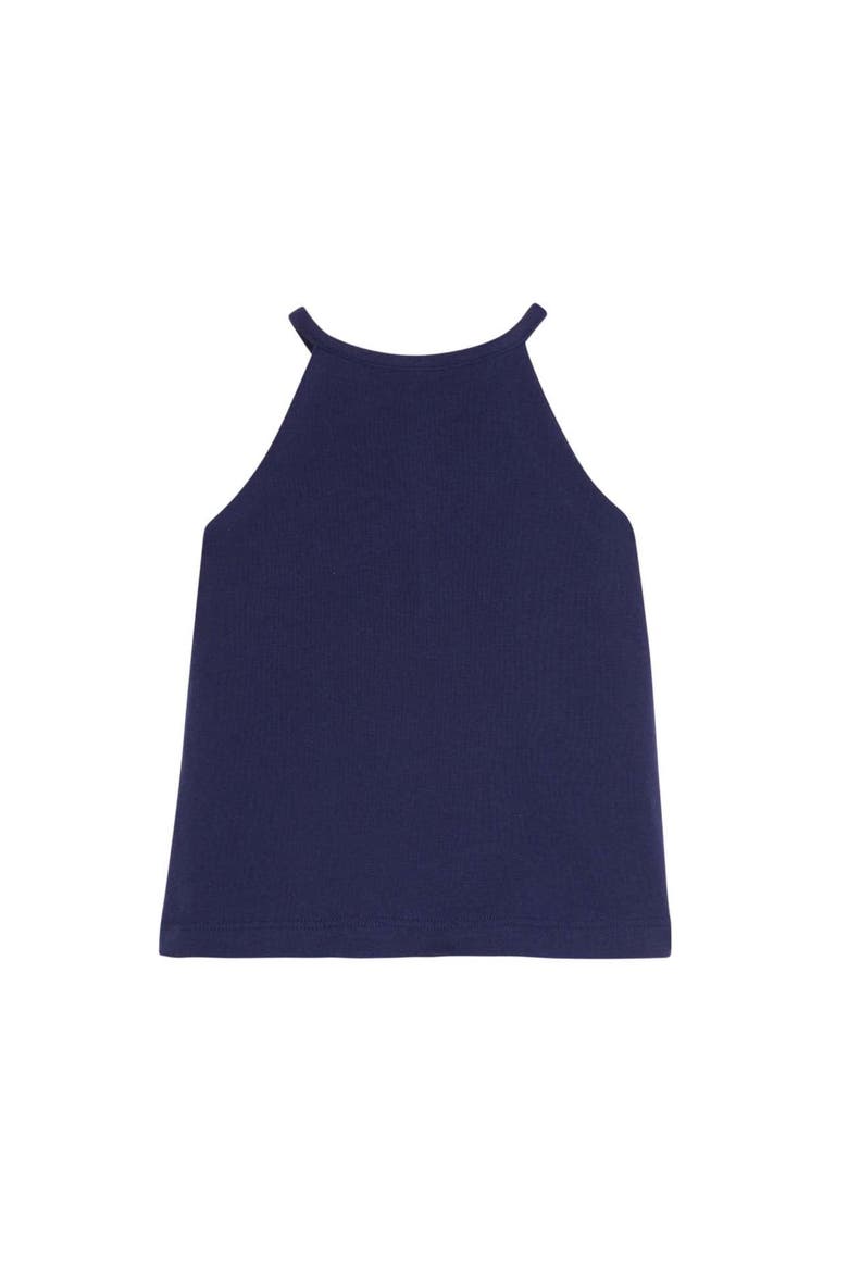 Kids' Knit Halter Top, Main, color, Navy