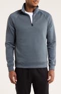 Kenneth Cole Active Raglan Sleeve Quarter Zip Sweatshirt