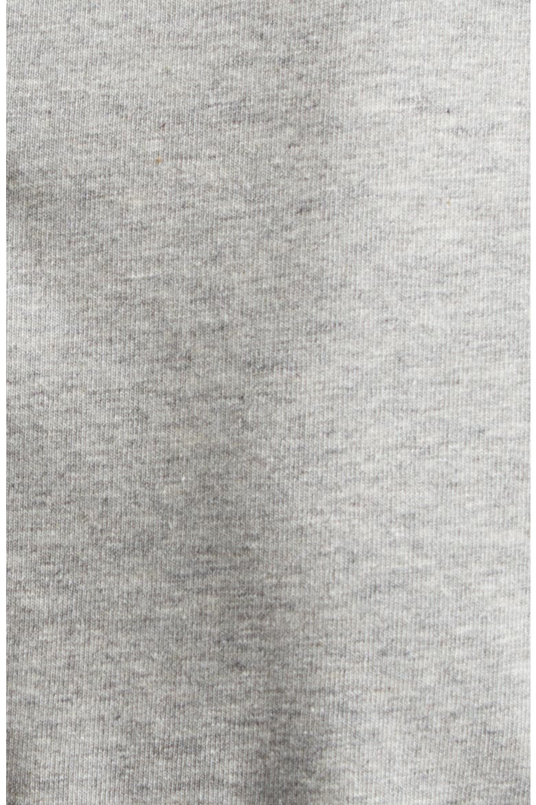 Vilde Shirred Peplum T-Shirt, Alternate, color, GREY MELANGE JERSEY