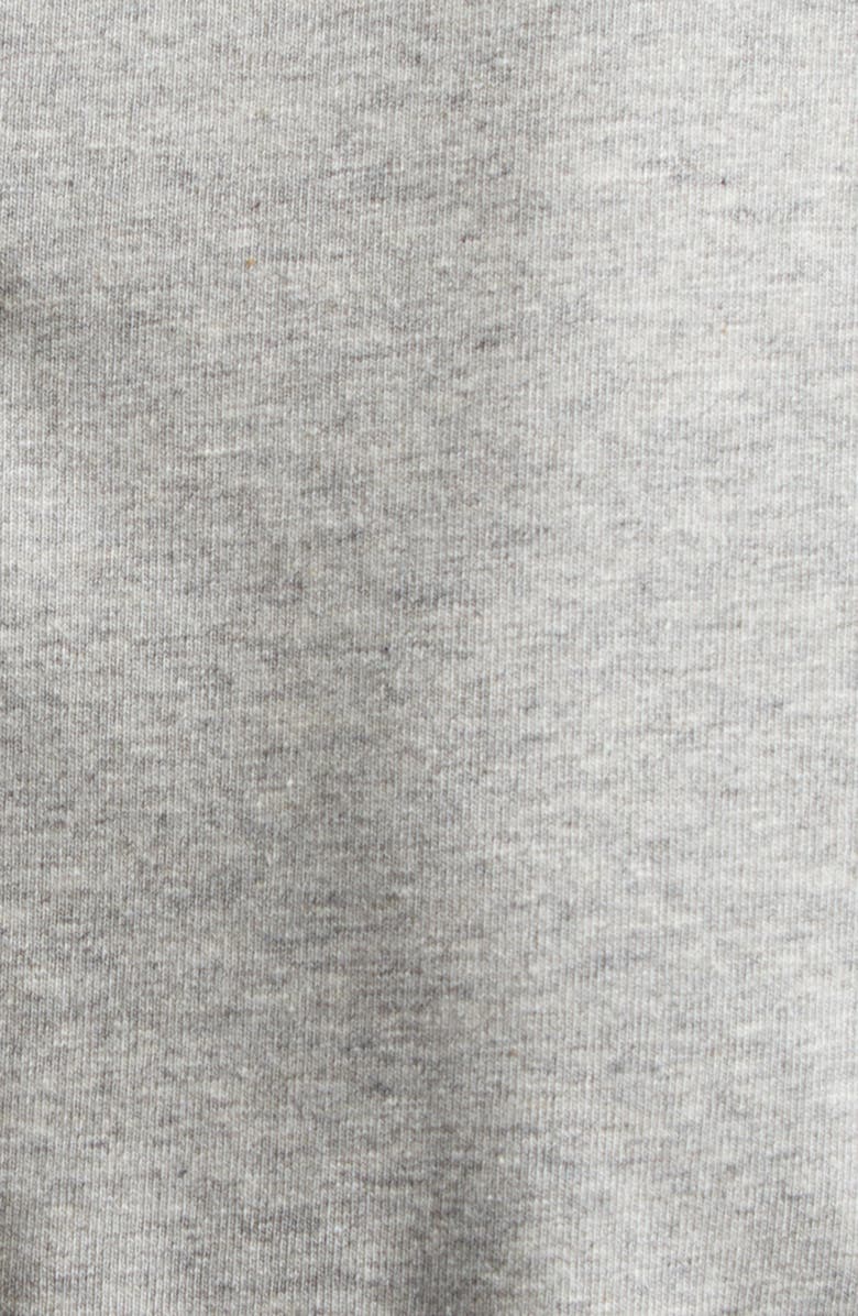 Cecilie Bahnsen Vilde Shirred Peplum T-Shirt, Alternate, color, Grey Melange Jersey