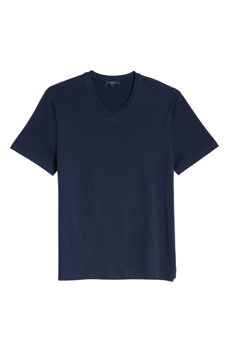 Vince Regular Fit Garment Dyed V-Neck T-Shirt, Alternate, color, Washed Coastal