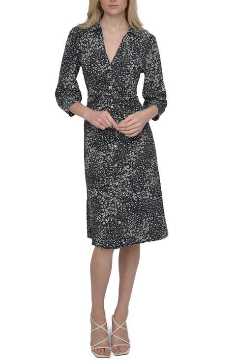 Button Front Shirtdress