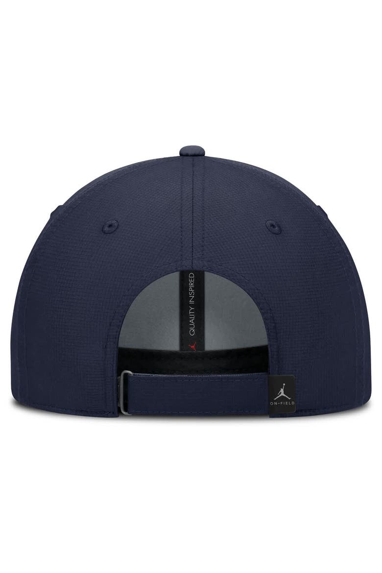 Men's Jordan Brand Navy Michigan Wolverines 2025 On-Field Gameday Club Adjustable Hat, Alternate, color, Navy