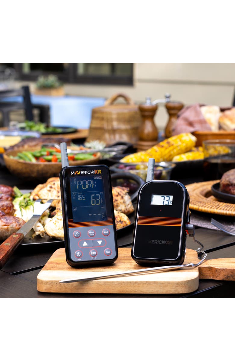 Maverick Extended Range Professional Wireless Thermometer, Dual Probe, Alternate, color, Black