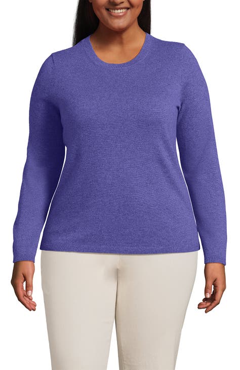 NWT Plus Size Lavender Jones New York 100% Cashmere shops Sweater Size 2X