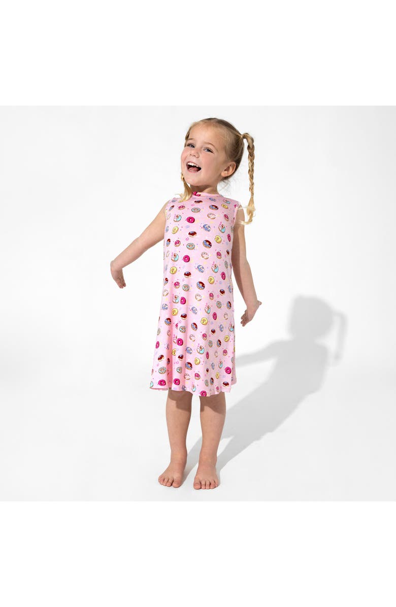 Bellabu Bear Kids' Pink Space Donut Dress, Alternate, color, Pink Donut