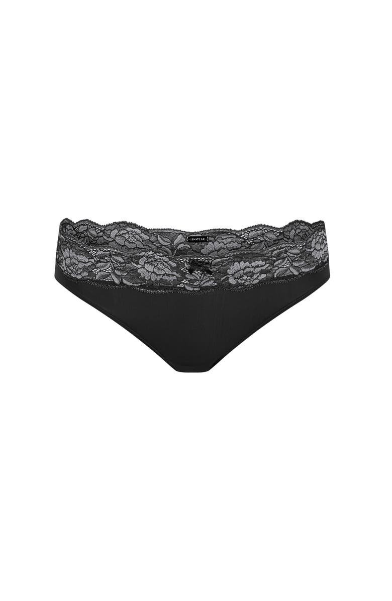 Adore Me Jaya Bikini Panties, Alternate, color, Black