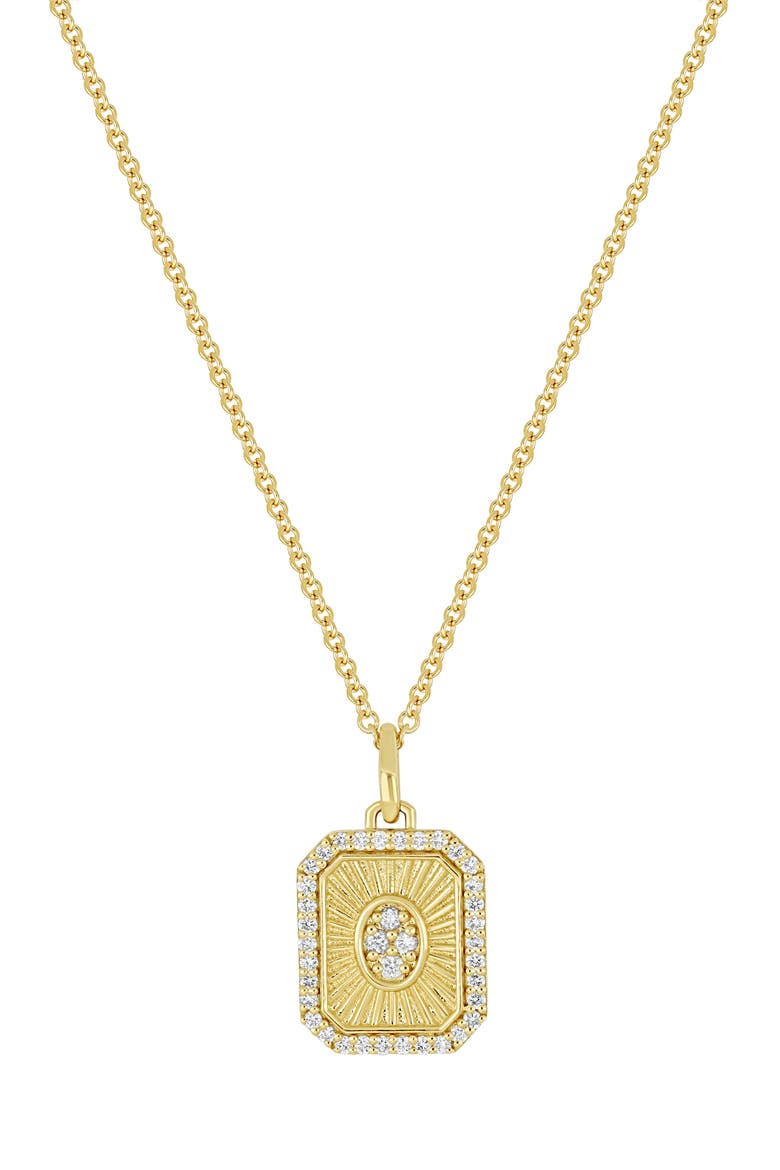 Cleo Petite Diamond Pendant Necklace (Nordstrom Exclusive), Main, color, 18K YELLOW GOLD