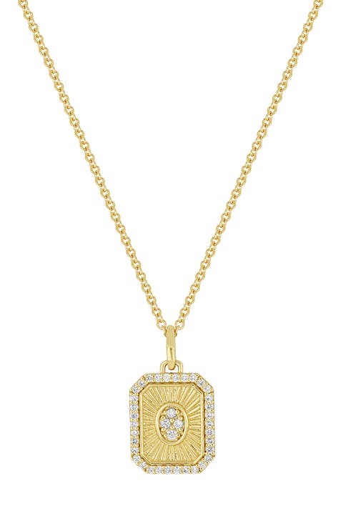 Cleo Petite Diamond Pendant Necklace (Nordstrom Exclusive)