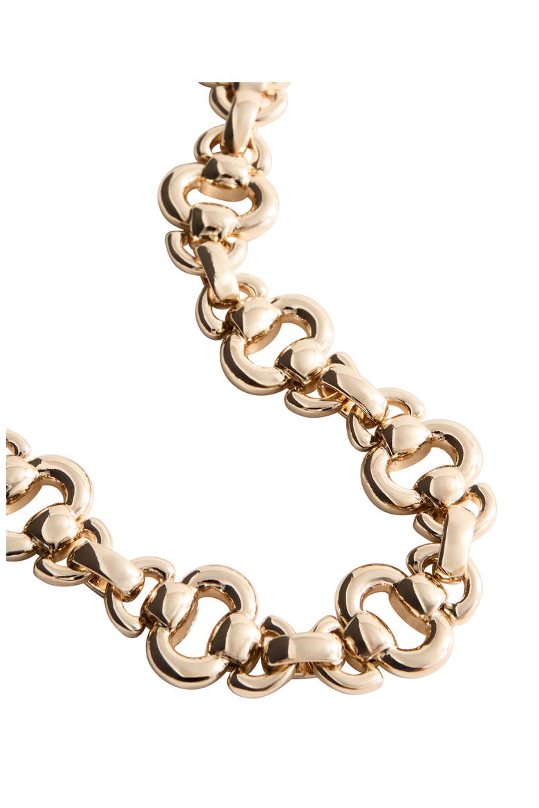Link Necklace, Alternate, color, GOLD