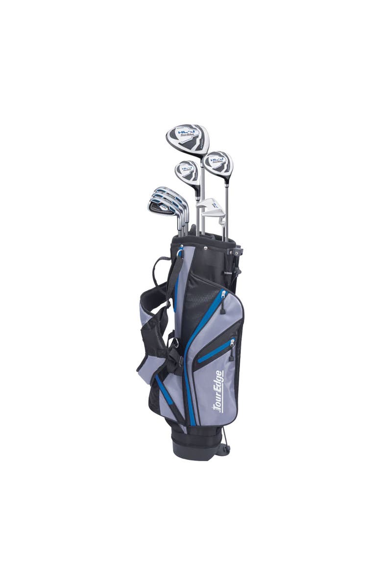 Tour Edge Hot Launch 11-14yrs Blue Junior Left Hand Golf Set - Royal / Left Hand, Main, color, Black