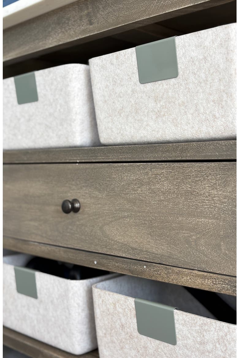 Label Clips, Alternate, color, Sage