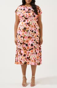 Estelle Atreides Floral Midi Dress
