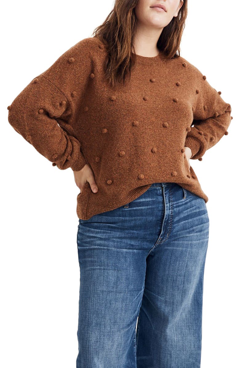 Madewell Brockton Bobble Sweater, Alternate, color,