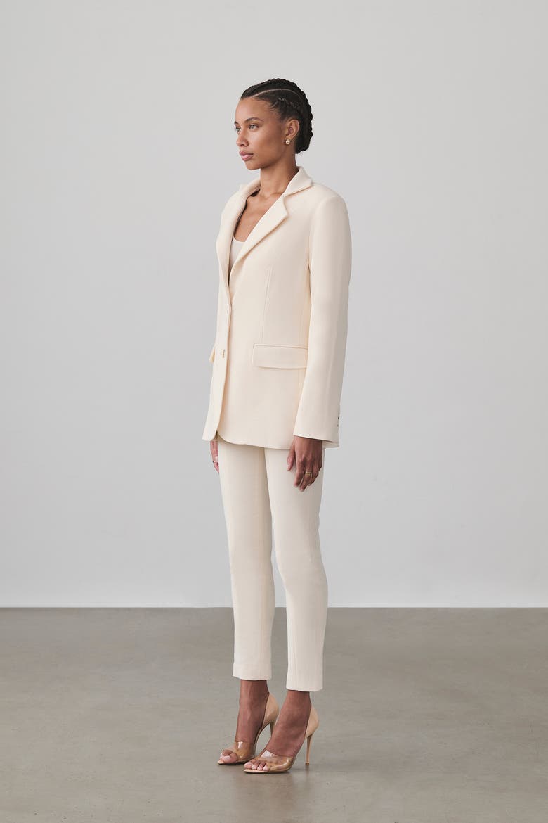 Aria Blazer, Alternate, color, Ivory