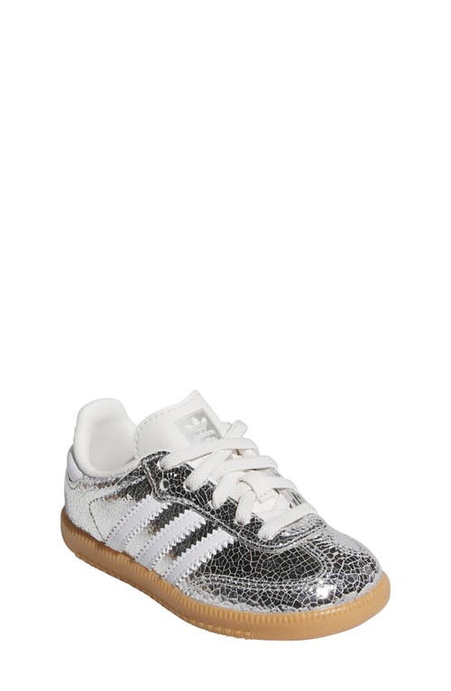 Adidas Originals Adidas Kids' Samba Sneaker In Silver