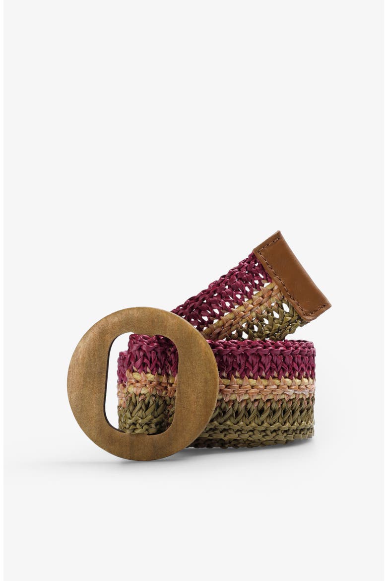 Rafia Belt, Main, color, Multicolor