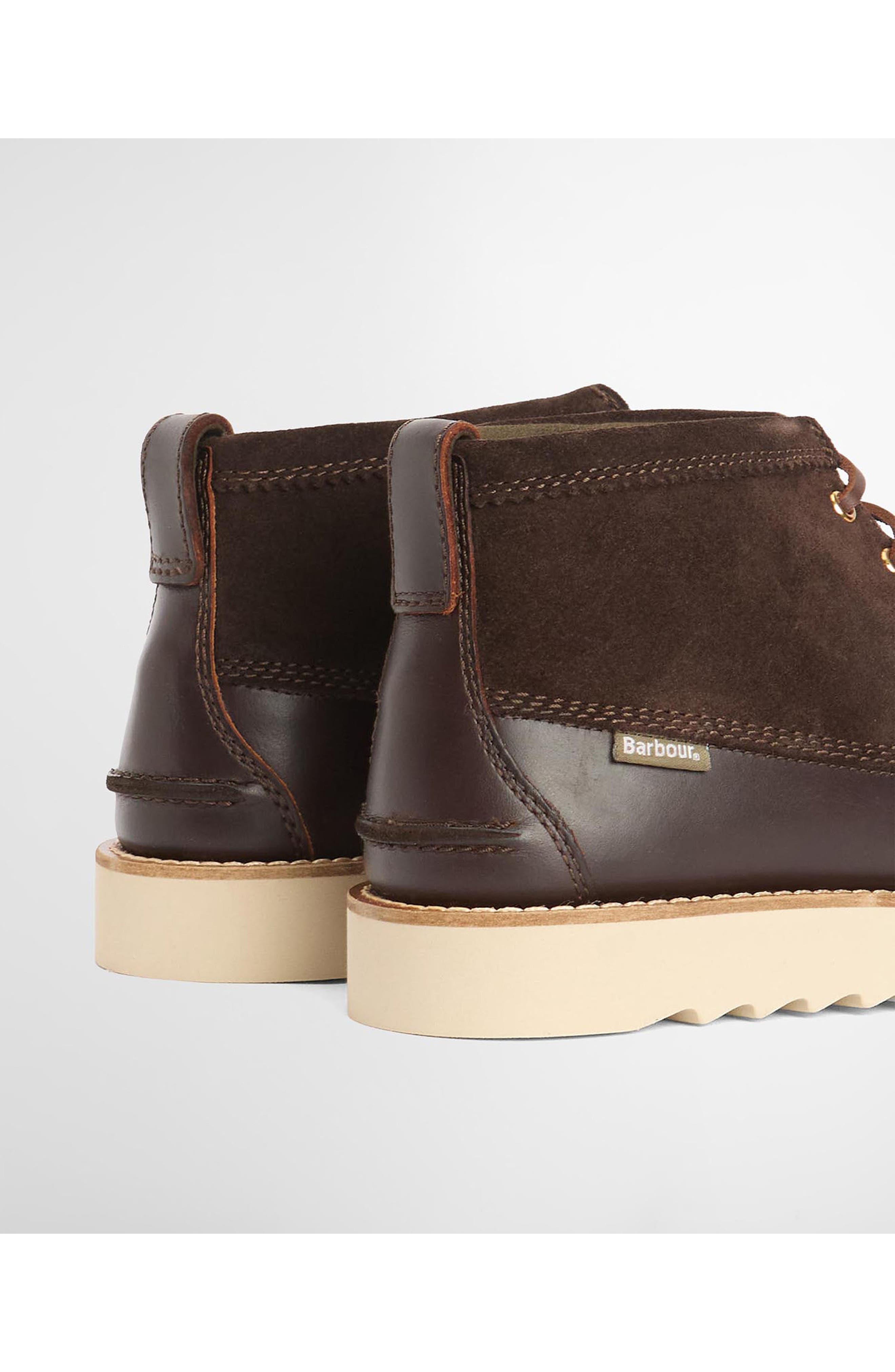 Barbour Hadston Chukka Boot, Alternate, color, Dark Brown